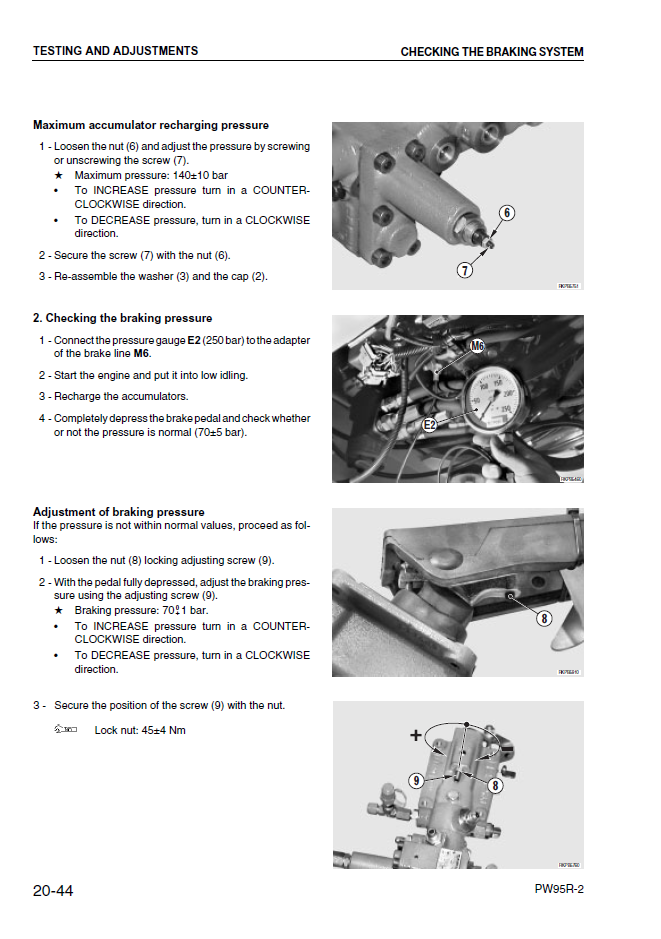 Manual de Taller Excavadora Komatsu PW95R-2