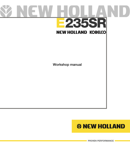 Manual de  Taller Excavadora New Holland E235SR