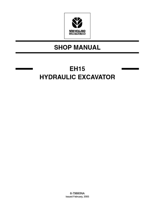 Manual de Taller Excavadora New Holland EH15