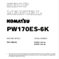 Manual de Taller Excavadora Sobre Ruedas Komatsu PW170ES-6K - K32001, K34001