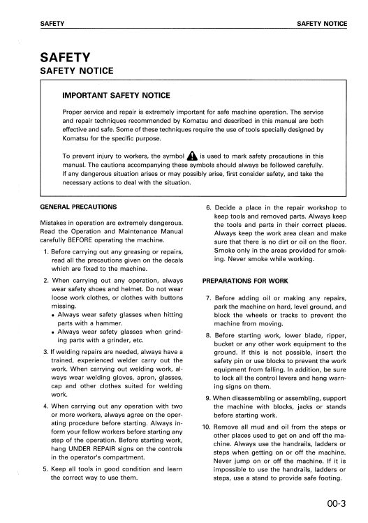 Manual de Taller Generador del Motor Komatsu EG33 Series