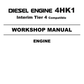 Manual de Taller Isuzu 4HK1 Engine Interim Tier 4