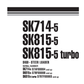 Manual de Taller Minicargador Komatsu SK714-5 - 37AF00004, SK815-5 - 37BF00006, SK815-5 Turbo - 37BTF00003