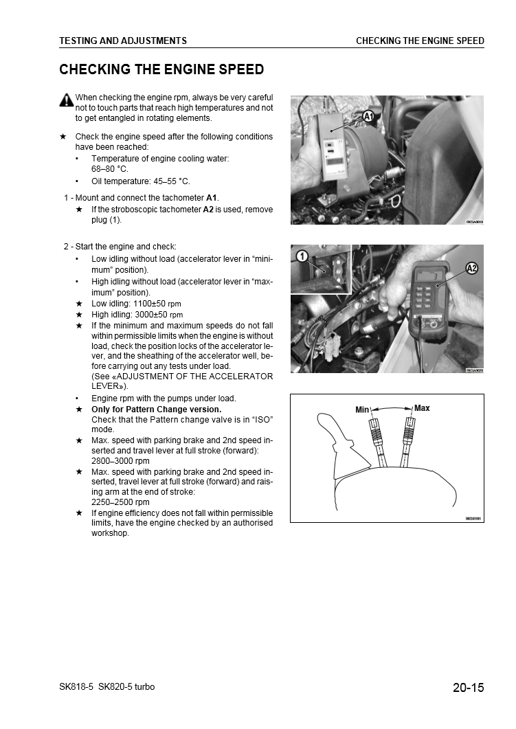 Manual de Taller Minicargador Komatsu SK818-5, SK820-5 Turbo