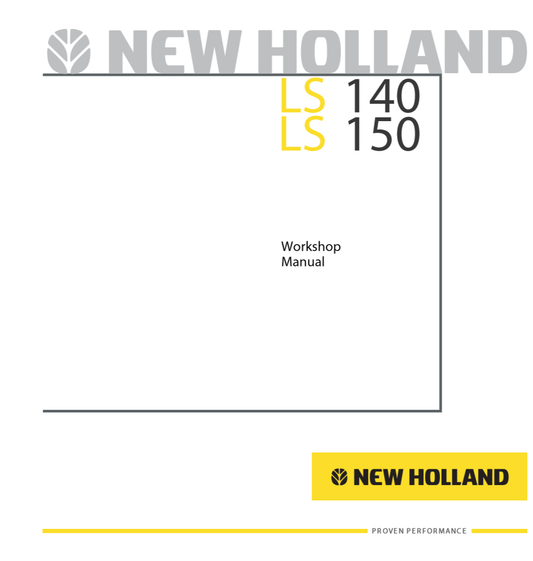 Manual de Taller Minicargador New Holland LS140, LS150
