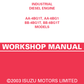 Manual de Taller Motor Diesel Isuzu AA-4BG1T, AA-6BG1 BB-4BG1T, BB-6BG1T