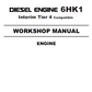 Manual de Taller Motor Isuzu 6HK1 Interim Tier 4