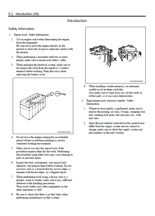 Manual de Taller Motor Isuzu 6HK1 Interim Tier 4