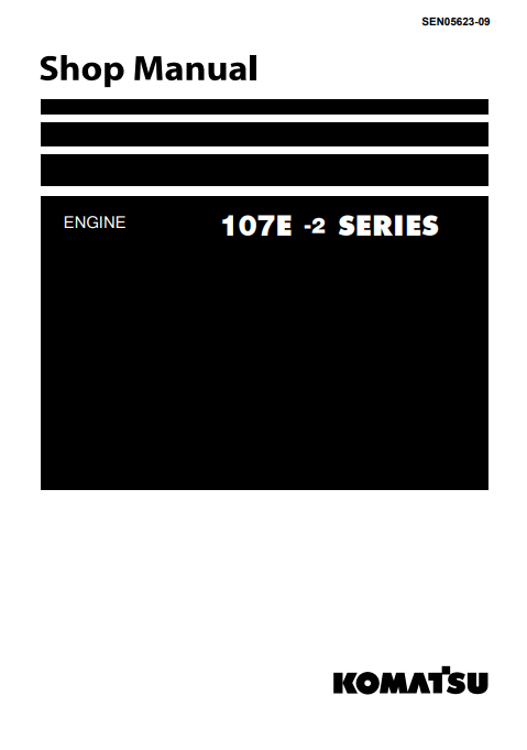 Manual de Taller Motor Komatsu 107E-2 Series