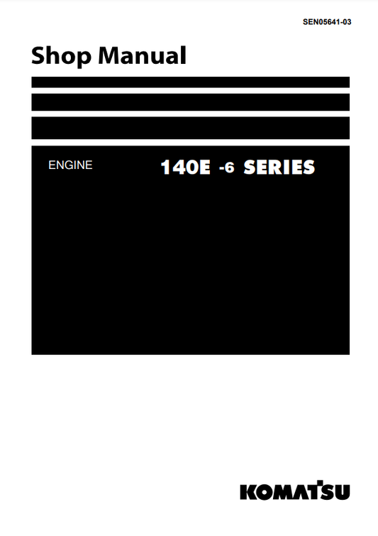 Manual de Taller Motor Komatsu 140E-6 Series