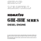 Manual de Taller Motor Komatsu 3D68E-3 to 3D88E-3 Series