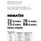 Manual de Taller Motor Komatsu 3D72-2, 3D75-2, 3D78-1, 3D84-2 Series