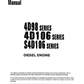 Manual de Taller Motor Komatsu 4D98 , 4D106, S4D106 Series