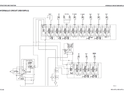 Manual de Taller Retroexcavadora Komatsu WB140PS-2 - 140F50098, WB150PS-2 - 150F50032