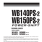 Manual de Taller Retroexcavadora Komatsu WB140PS-2, WB150PS-2 Italia