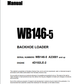 Manual de Taller Retroexcavadora Komatsu WB146-5 USA