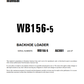 Manual de Taller Retroexcavadora Komatsu WB156-5 USA