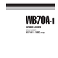 Manual de Taller Retroexcavadora Komatsu WB70A-1