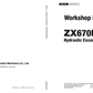 Manual de Taller y Circuitos Eléctricos Excavadora Hitachi ZX670LC-5G