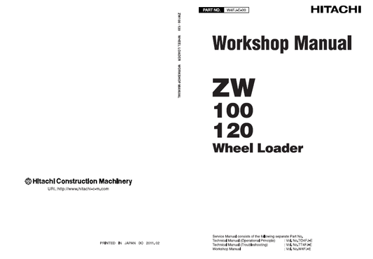 Manual de Taller y Diagramas Circuitos Eléctricos Cargador Hitachi ZW100