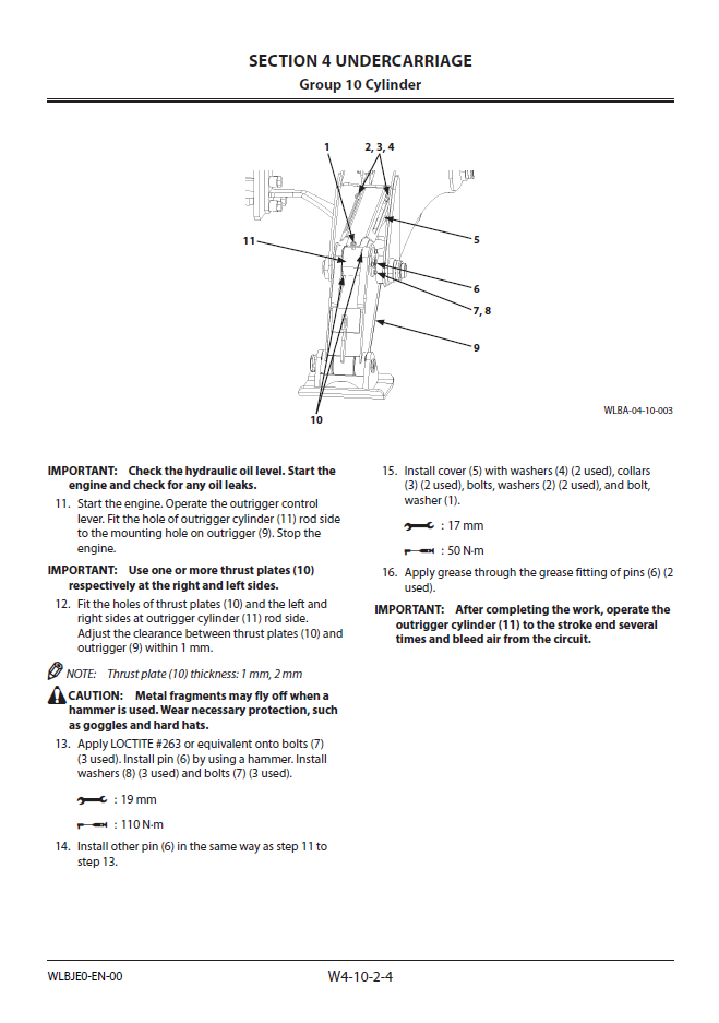 Manual de Taller y Diagramas Circuitos Eléctricos Excavadora Hitachi ZX170W-5A