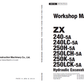 Manual de Taller y Diagramas Circuitos Eléctricos Excavadora Hitachi ZX240-5A, ZX250-5A Serie
