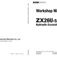 Manual de Taller y Diagramas Circuitos Eléctricos Excavadora Hitachi ZX26U-5A