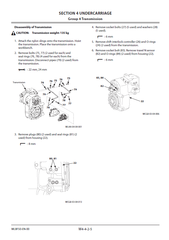 Manual de Taller y Diagramas Circuitos Eléctricos Excavadora Sobre Ruedas Hitachi ZX190W-6