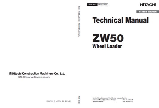 Manual de Taller y Diagramas Ciruitos Eléctricos Cargador Hitachi ZW50