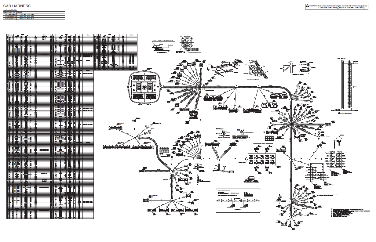 Manual de Taller y Diagramas Excavadora Hitachi ZX350LC-6, ZX350LCN-6