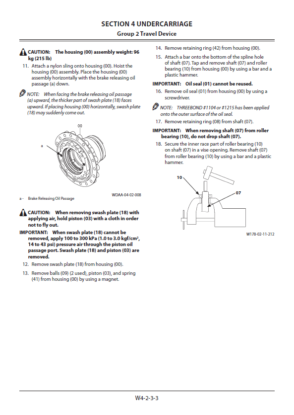 Manual de Taller y Diagramas de Circuitos Eléctricos Excavadora Hitachi ZX330-5G, ZX350-5G
