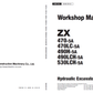 Manual de Taller y Diagramas de Circuitos Eléctricos Excavadora Hitachi ZX470-5A, ZX490-5A, ZX530-5A