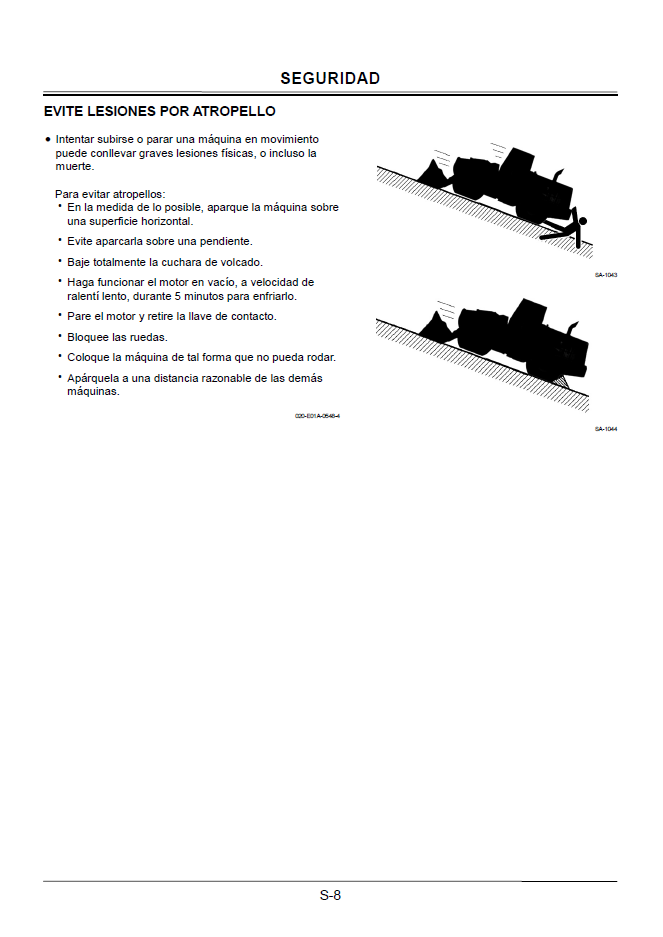 Manual del Operador Cargador sobe Ruedas Hitachi LX145E-2, LX170E-2, LX210E-2, LX290E-2