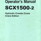 Manual del Operador Hitachi Sumitomo SCX1500-2
