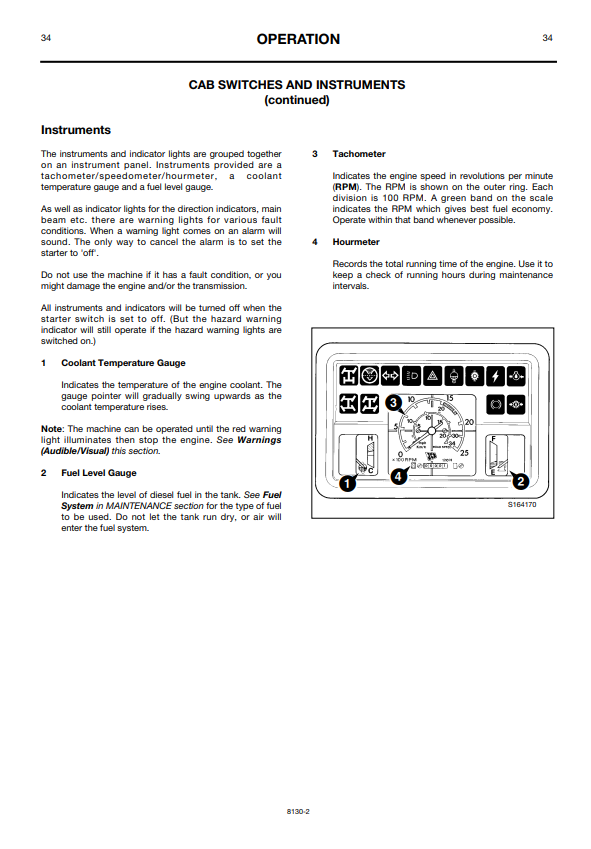 Manual del Operador Manipulador Telescopico JCB 530, 532, 533, 535, 537, 540