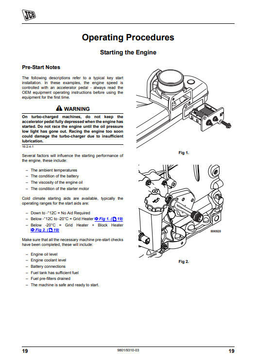 Manual del Operador Motor JCB Dieselmax T2 y T3