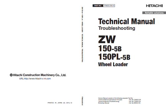 Manuales Técnicos Cargador Hitachi ZW150-5B ZW150PL-5B