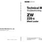 Manuales Técnicos Cargador Hitachi ZW220-6