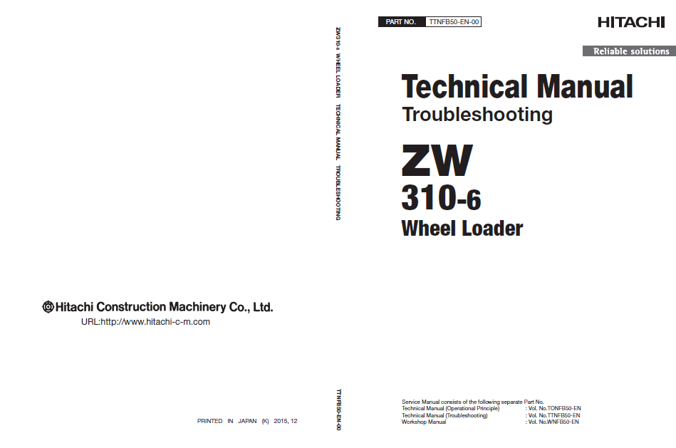 Manuales Técnicos Cargador Hitachi ZW310-6
