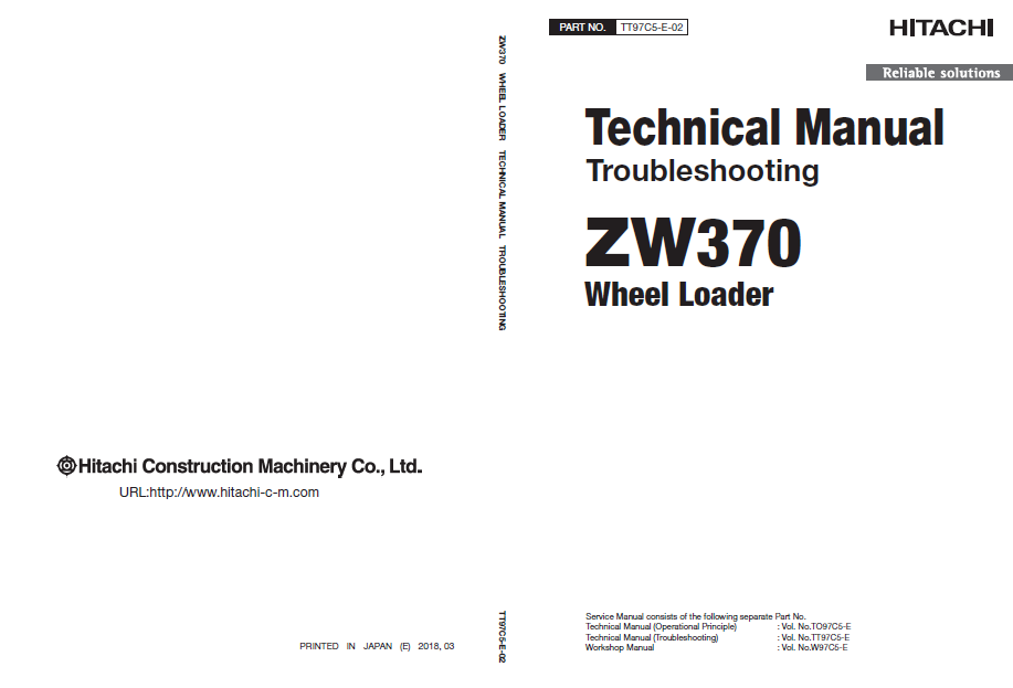 Manuales Técnicos Cargador Hitachi ZW370
