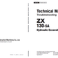 Manuales Técnicos Excavadora Hitachi ZX130-5A