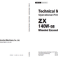 Manuales Técnicos Excavadora Hitachi ZX140W-5B