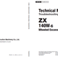 Manuales Técnicos Excavadora Hitachi ZX140W-6