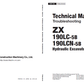 Manuales Técnicos Excavadora Hitachi ZX190LC-5B, ZX190LCN-5B