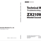 Manuales Técnicos Excavadora Hitachi ZX210W-5A