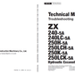 Manuales Técnicos Excavadora Hitachi ZX240-5A, 250-5A