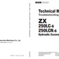Manuales Técnicos Excavadora Hitachi ZX250LC-6, ZX250LCN-6