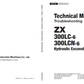 Manuales Técnicos Excavadora Hitachi ZX300LC-6, ZX300LCN-6