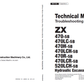 Manuales Técnicos Excavadora Hitachi ZX470-5B, ZX520-5B