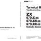 Manuales Técnicos Excavadora Hitachi ZX670-5G